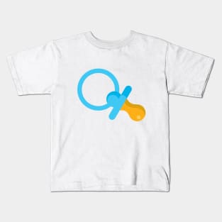 Blue Pacifier Baby Boy Kids T-Shirt